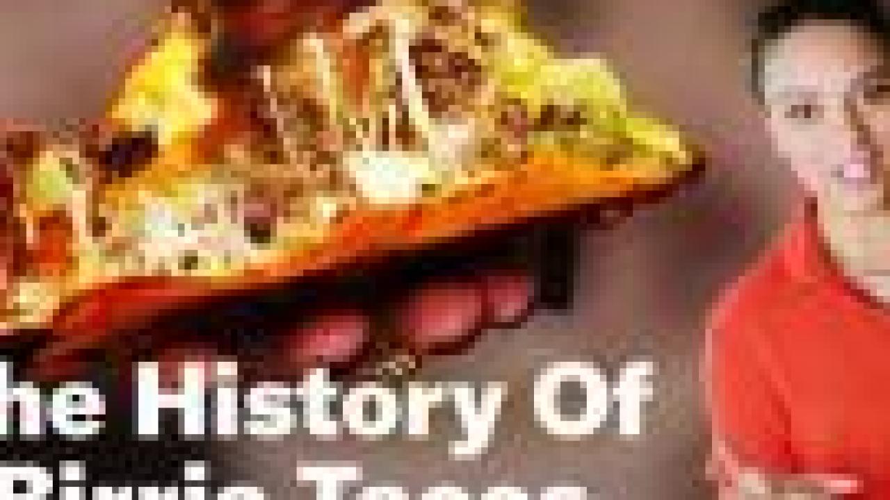 a thumbnail of a youtube video with a birria meal
