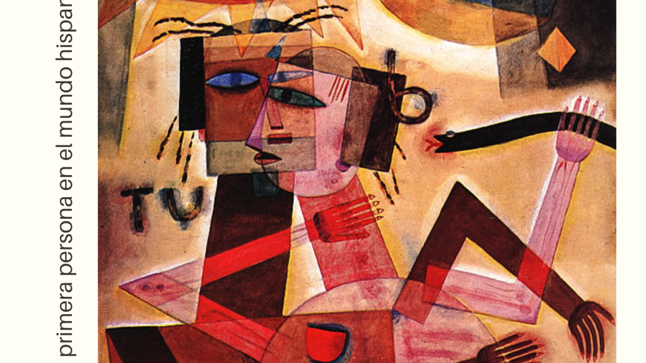 A book cover featuring abstract art.