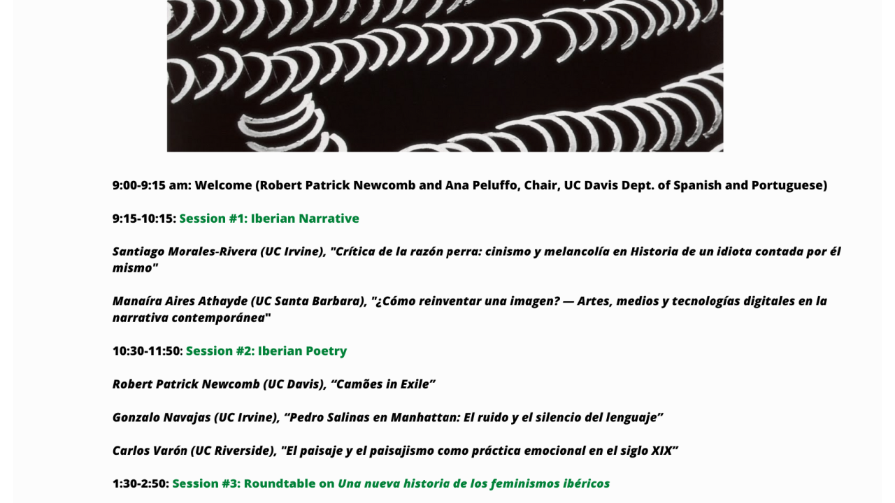 UC Iberianist flyer