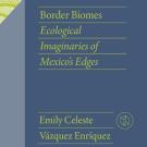 Book cover featuring "Border Biomes" with green wave patterns and blue background.