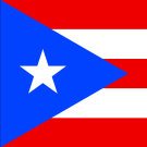 The flag of Puerto Rico.
