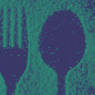 Fork and spoon graphic