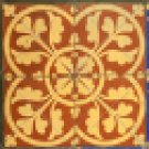 A geometric pattern on a square