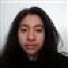 woman with long dark hair